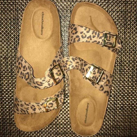Avenue Shoes - Animal Print Sandals